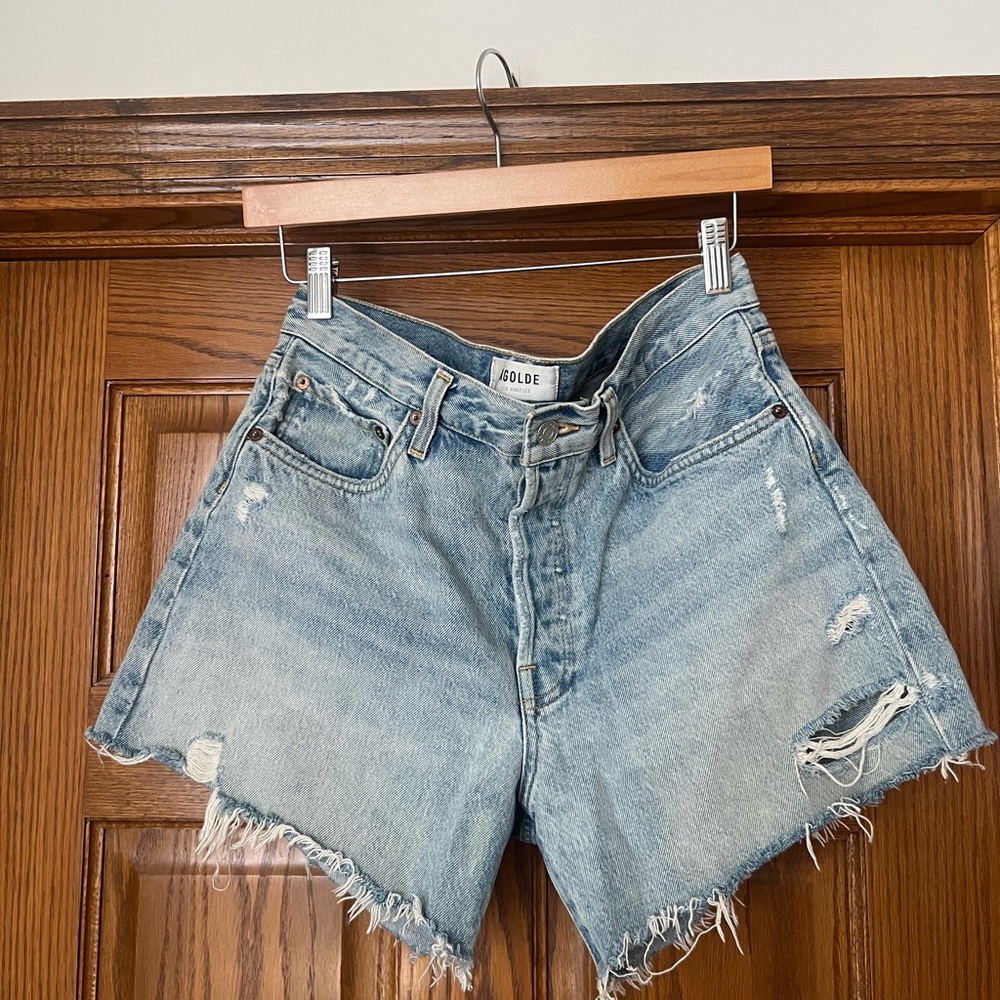 AGOLDE Women's Denim Shorts - size 28